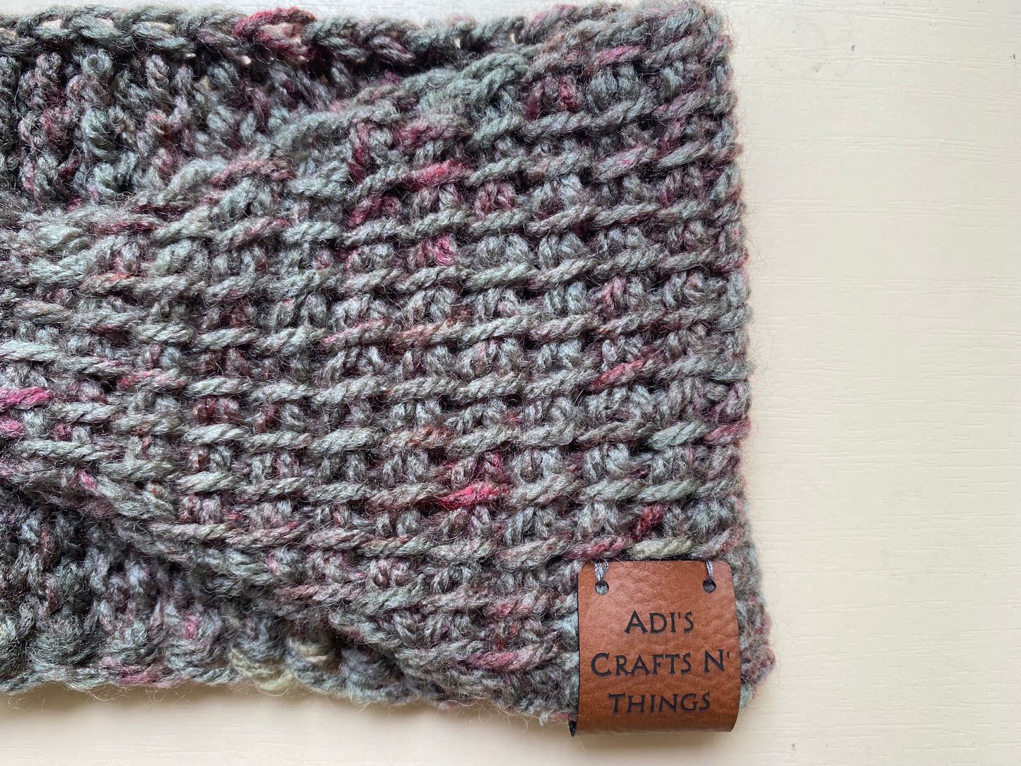 Tunisian Simple Ear Warmer Set