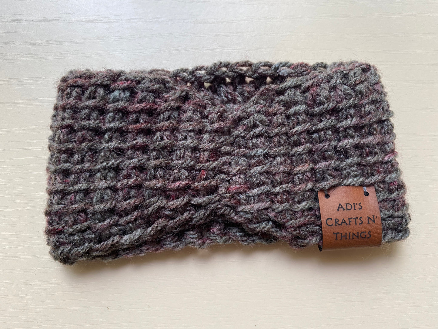 Tunisian Simple Ear Warmer Set