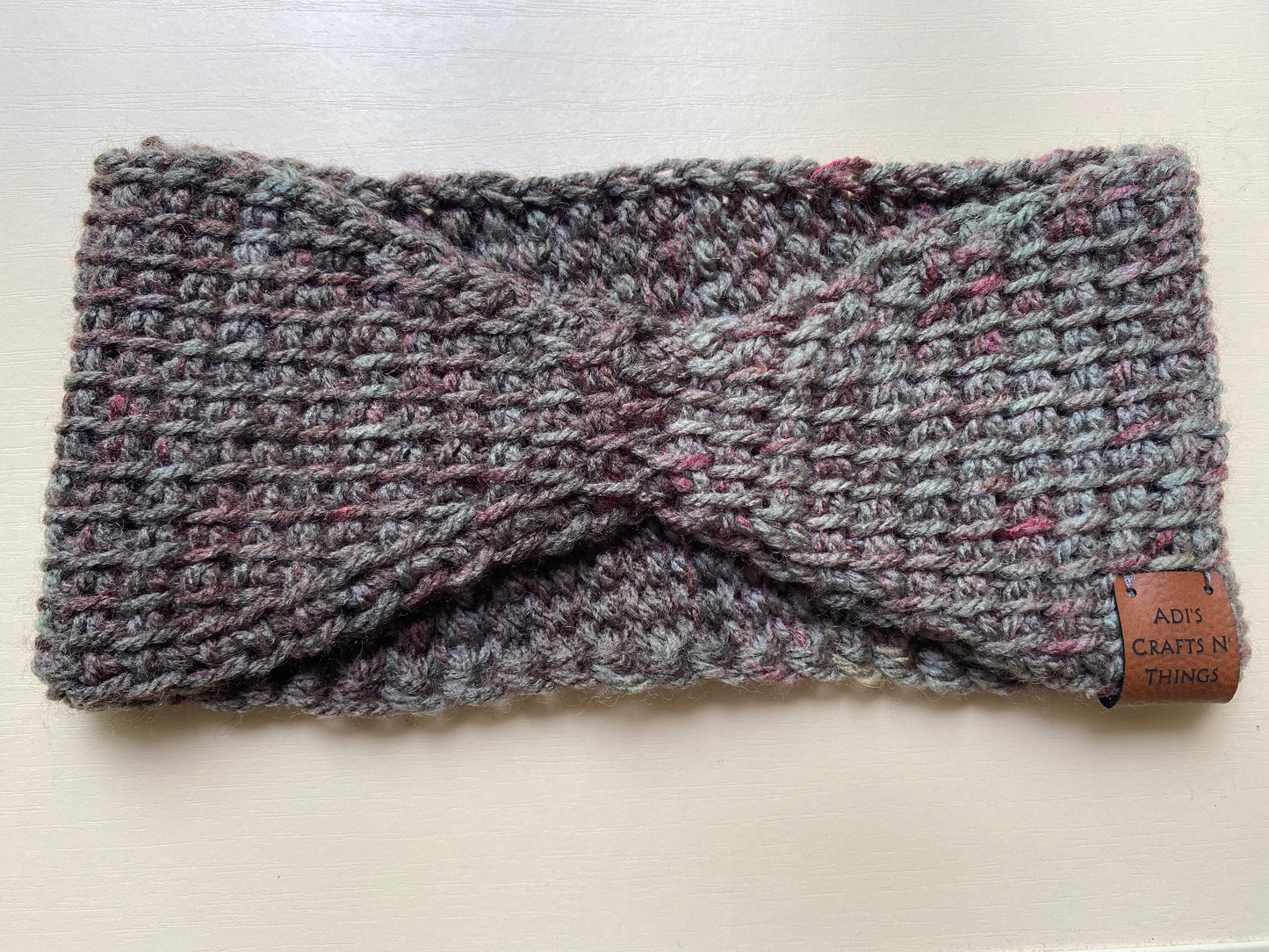 Tunisian Simple Ear Warmer Set
