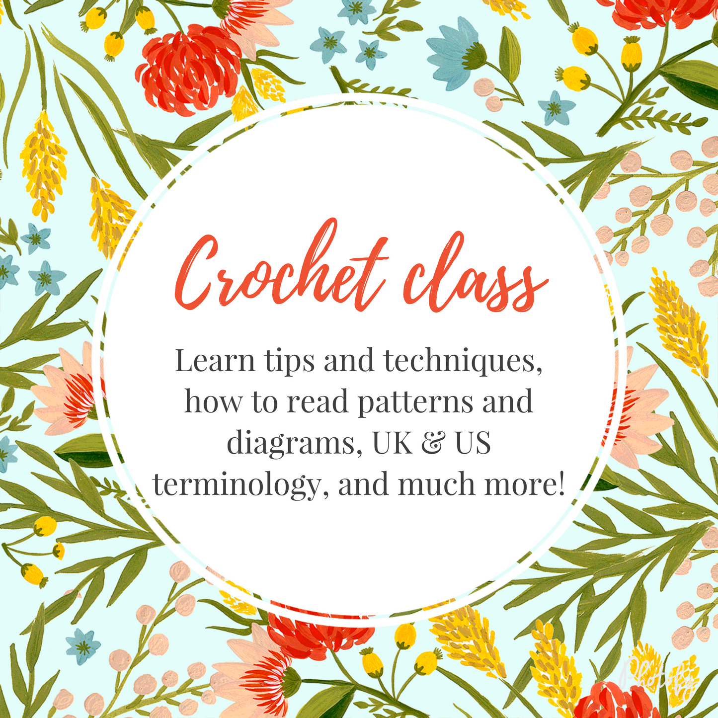 Beginners Crochet Class